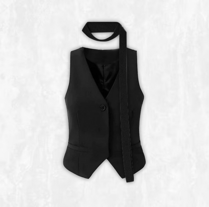 Sleek Ascot Vest