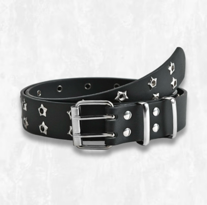 Star Studded Vegan Leather Belt
