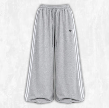 Trackstar Striped Wide Leg Sweatpants