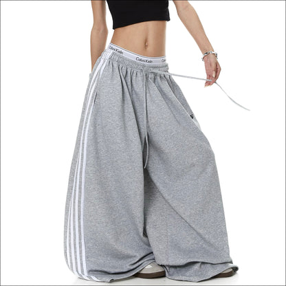 Trackstar Striped Wide Leg Sweatpants