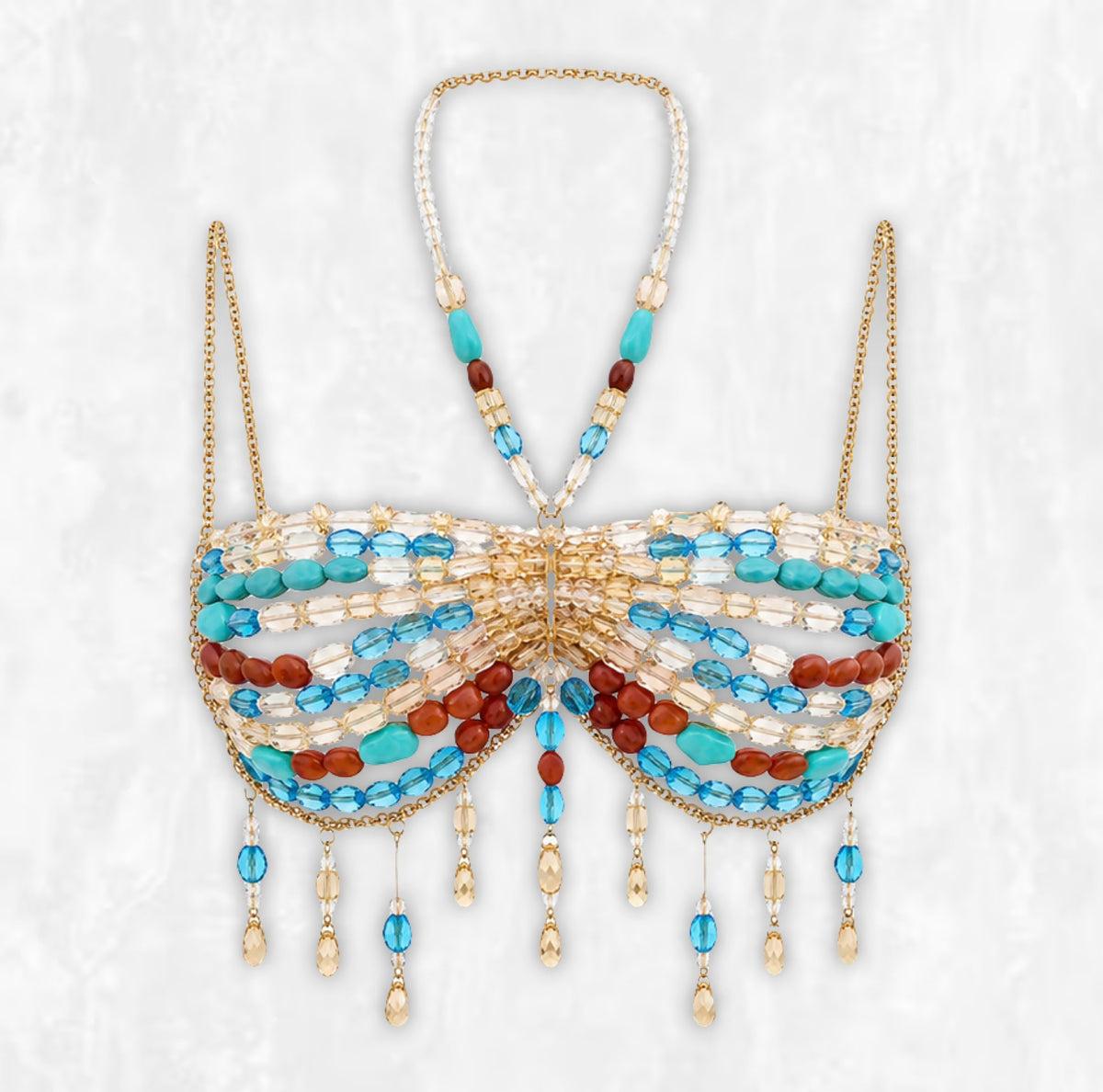 Tutti Frutti Beaded Halter