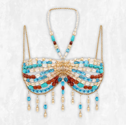 Tutti Frutti Beaded Halter