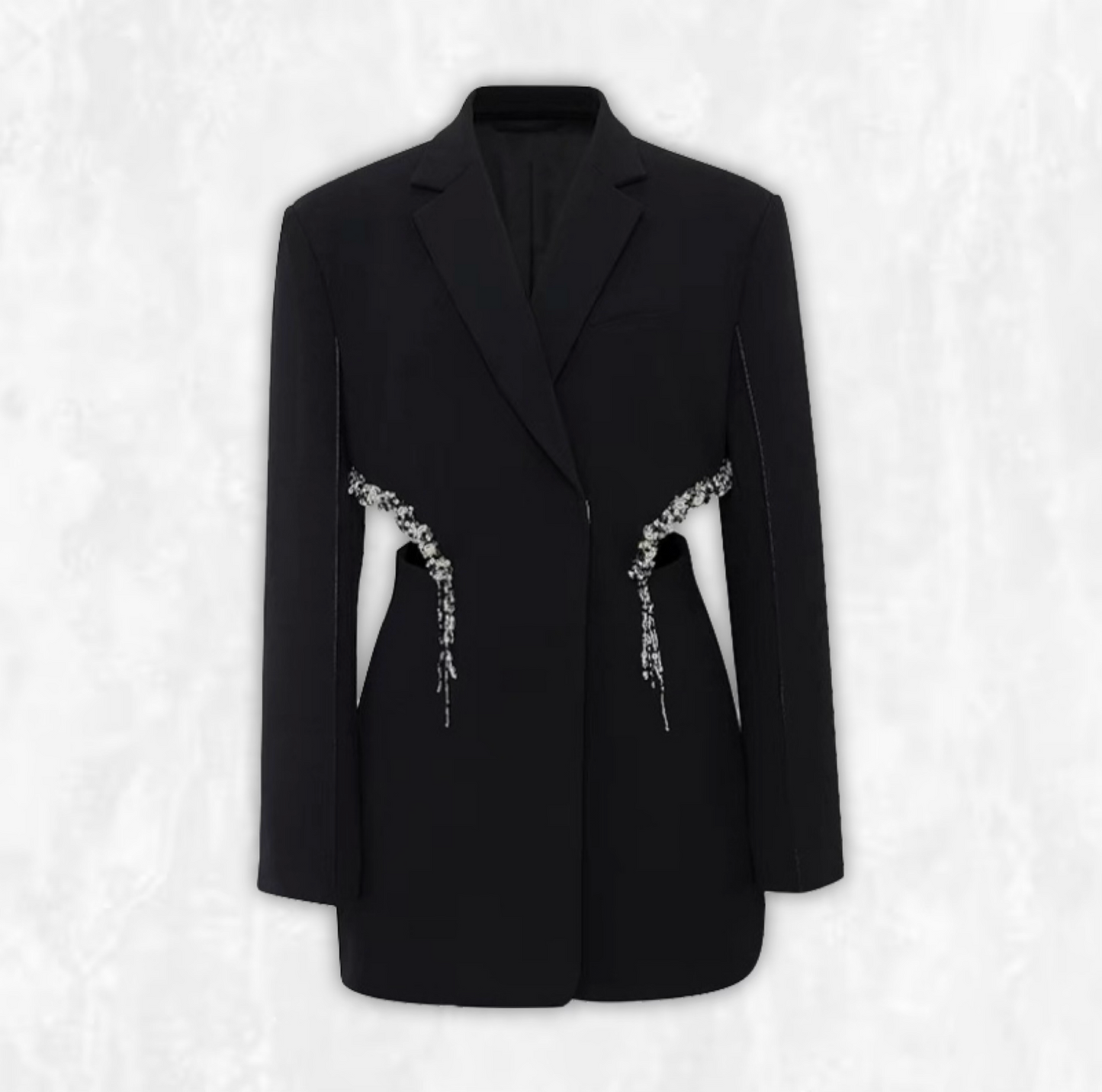Vivienne Crystal Cutout Blazer
