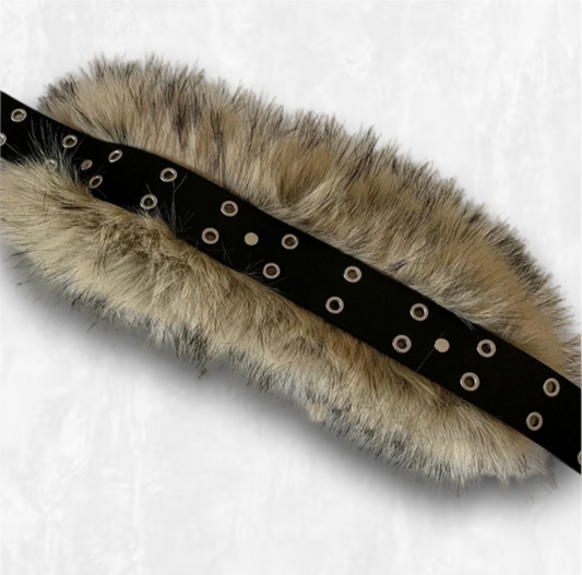 Y2K Faux Fur Belt