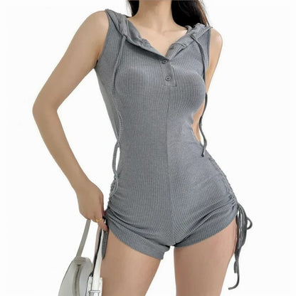Kira Hooded Romper