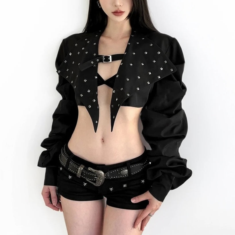 Vixen Stud Ultra Cropped Shrug