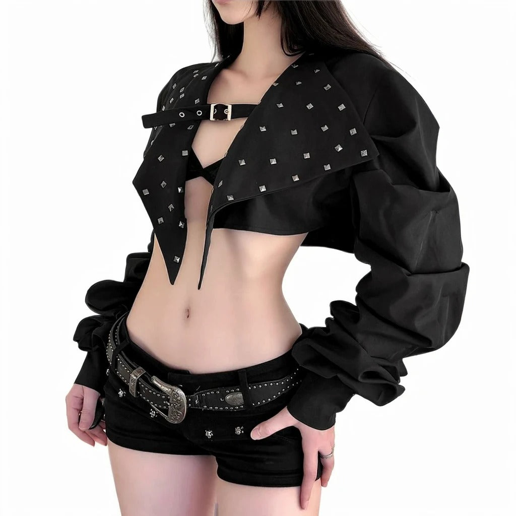 Vixen Stud Ultra Cropped Shrug
