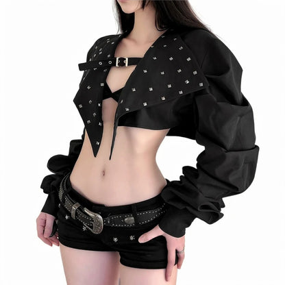 Vixen Stud Ultra Cropped Shrug